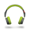 Plantronics BackBeat 505 Grey / Green (หูฟังบูลธูททรง on-ear)